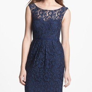 Jenny Yoo- Navy Blue Lace Cocktail Dress
